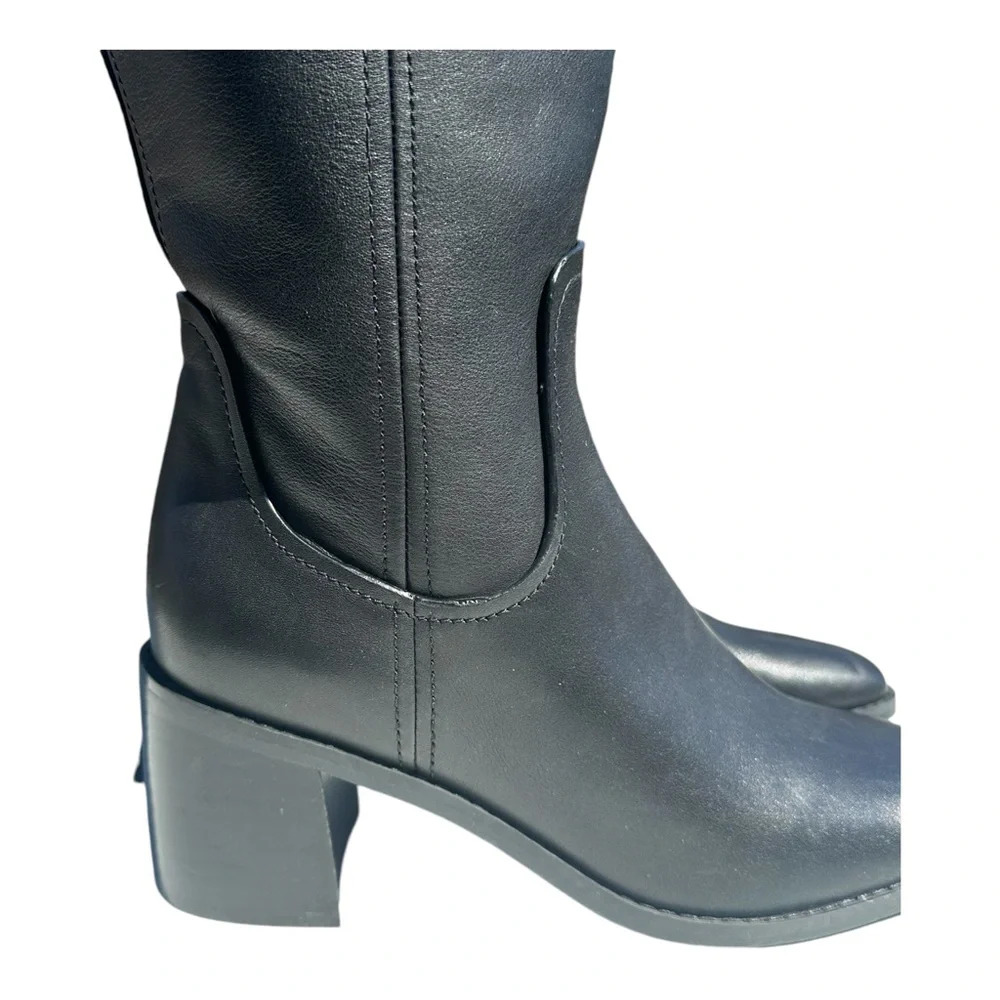 Naturalizer Women's 27 Edit Edda Wide Calf in Black. Sz; 7.5 - Picture 5 of 13